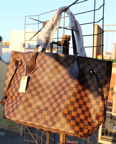 louis vuitton damier ebene replica|Louis Vuitton damier neverfull.